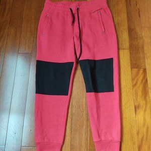 Mens Standard Fashion Fleece Jogger with Colorblock Detail